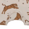 Zomers kruippakje met tijgers - Basic romper tiger sand °